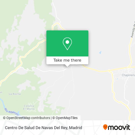 Centro De Salud De Navas Del Rey map