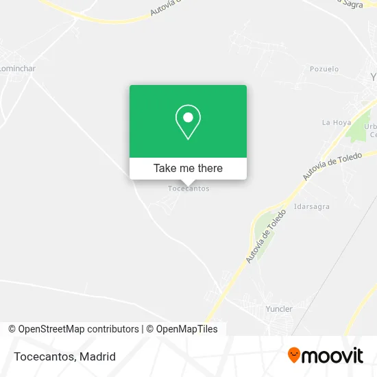 Tocecantos map