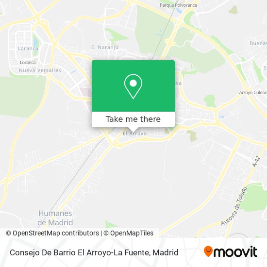 Consejo De Barrio El Arroyo-La Fuente map