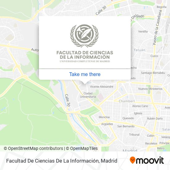 mapa Facultad De Ciencias De La Información