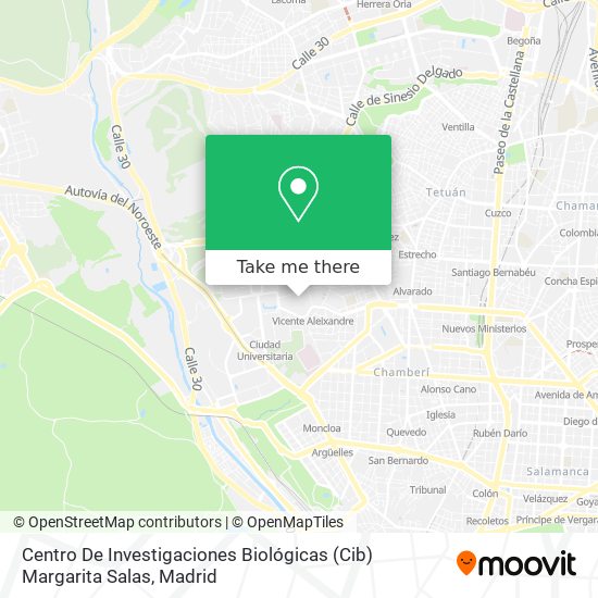 Centro De Investigaciones Biológicas (Cib) Margarita Salas map