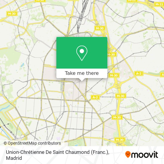 Union-Chrétienne De Saint Chaumond (Franc.) map