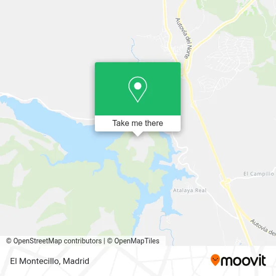 El Montecillo map