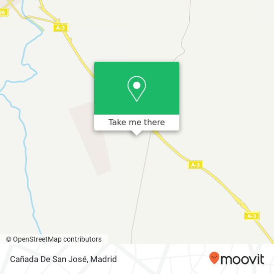 mapa Cañada De San José