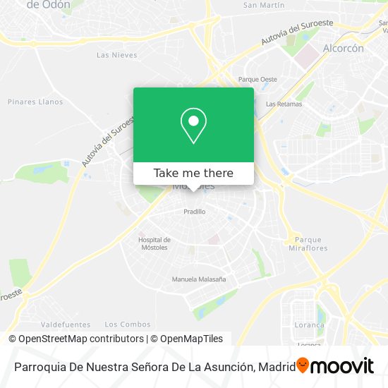 mapa Parroquia De Nuestra Señora De La Asunción