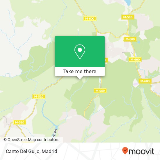 mapa Canto Del Guijo