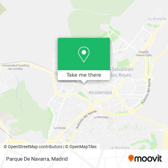 mapa Parque De Navarra