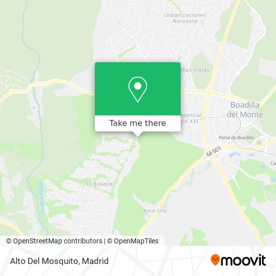 Alto Del Mosquito map