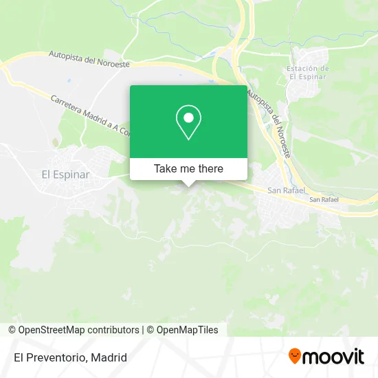 El Preventorio map