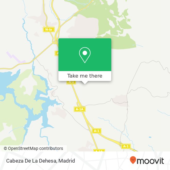 mapa Cabeza De La Dehesa