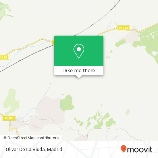 Olivar De La Viuda map