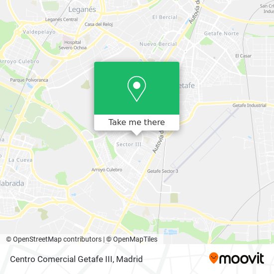 Centro Comercial Getafe III map