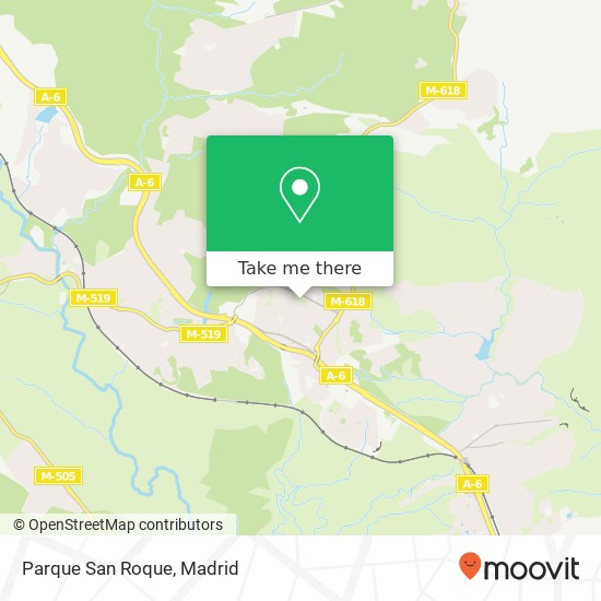 mapa Parque San Roque