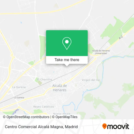 Centro Comercial Alcalá Magna map