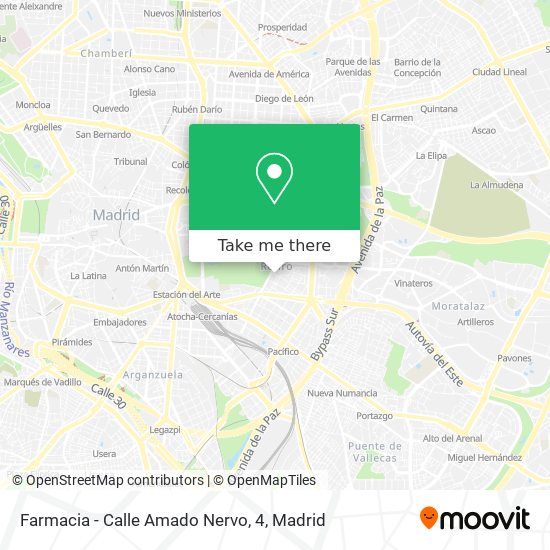 Farmacia - Calle Amado Nervo, 4 map