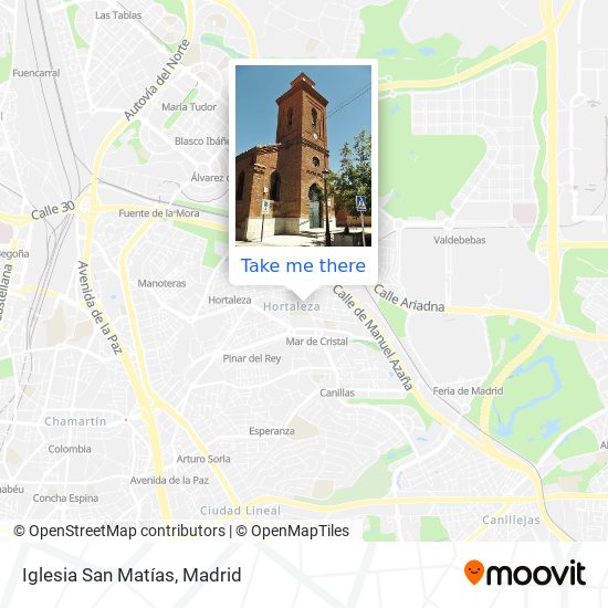 mapa Iglesia San Matías