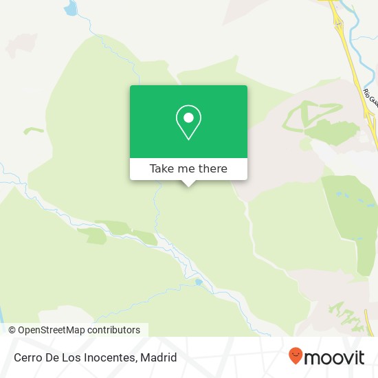 mapa Cerro De Los Inocentes