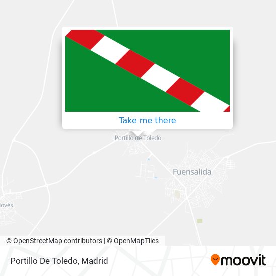 mapa Portillo De Toledo