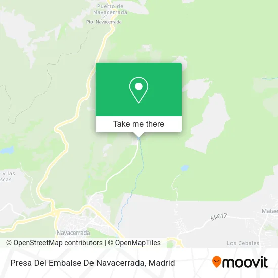 Presa Del Embalse De Navacerrada map