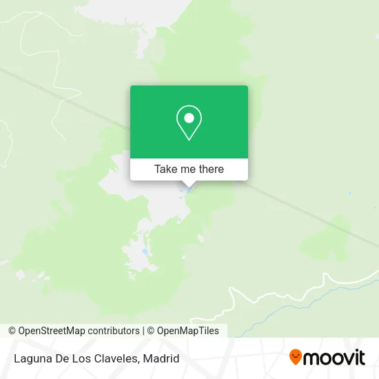 Laguna De Los Claveles map