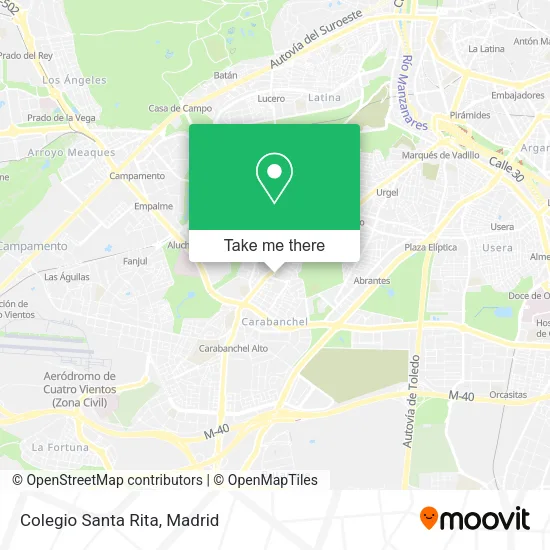 Colegio Santa Rita map