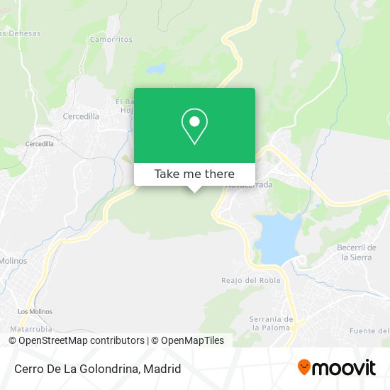 Cerro De La Golondrina map