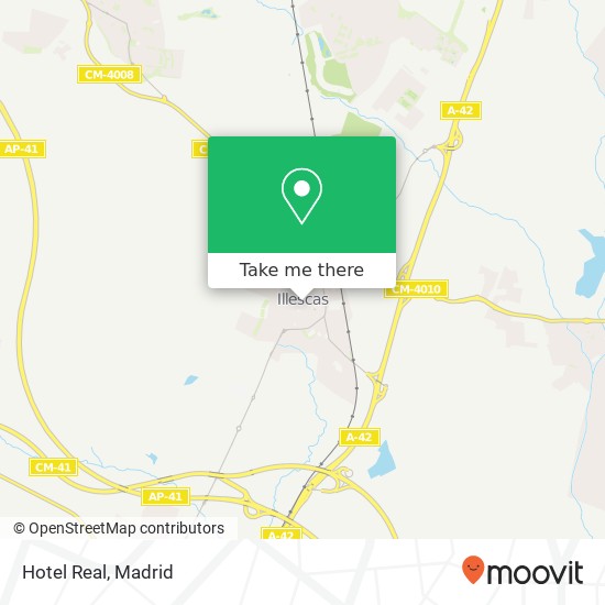 Hotel Real map