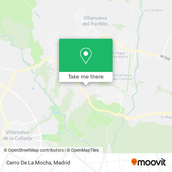 Cerro De La Mocha map