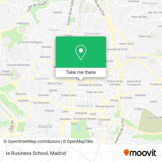 Ie Business School map