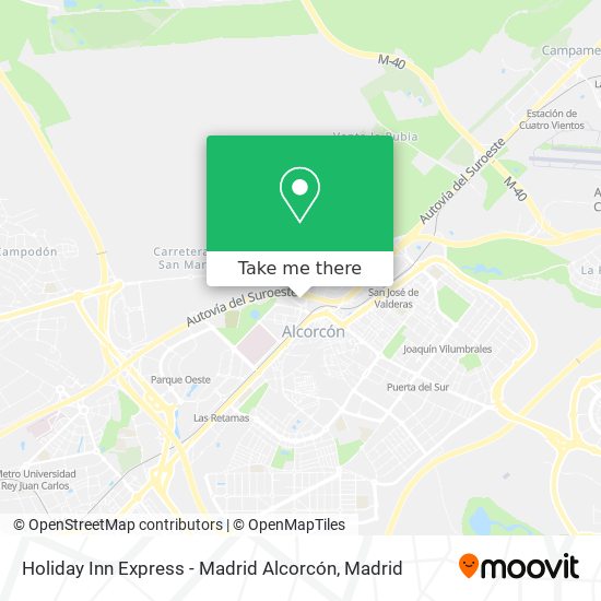 Holiday Inn Express - Madrid Alcorcón map