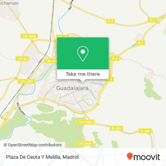 mapa Plaza De Ceuta Y Melilla