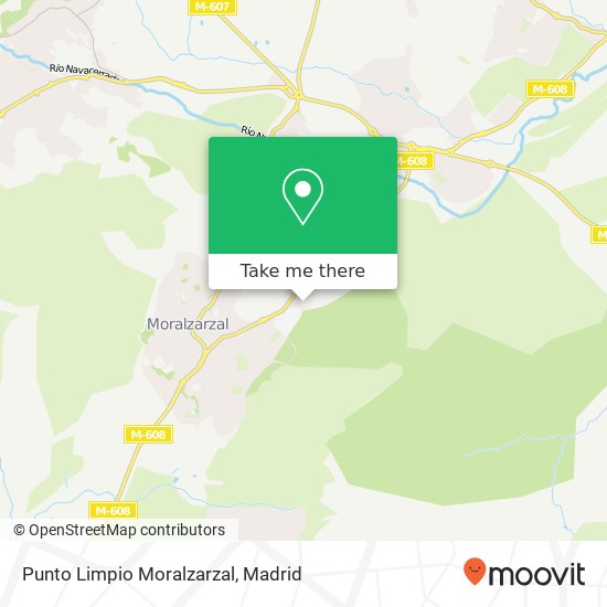 mapa Punto Limpio Moralzarzal