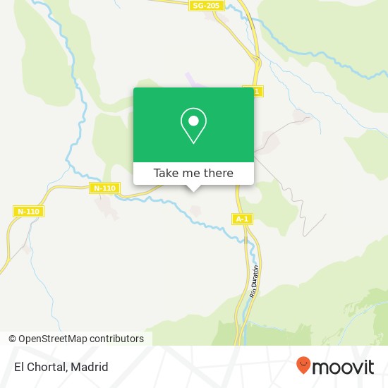 El Chortal map
