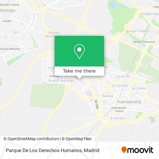 Parque De Los Derechos Humanos map