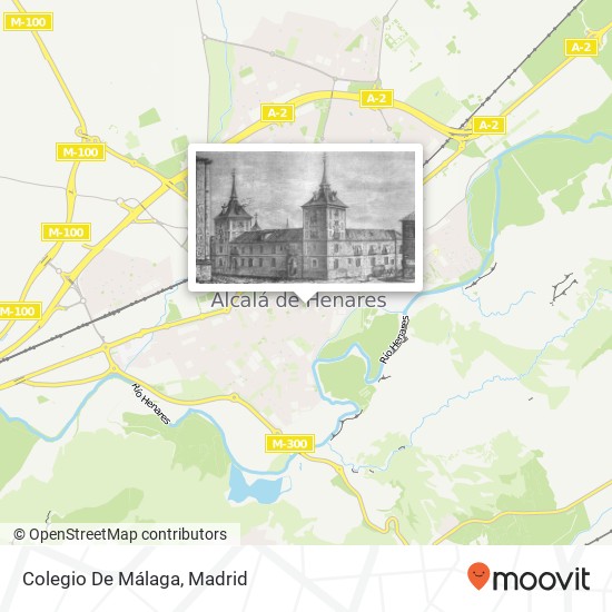 mapa Colegio De Málaga