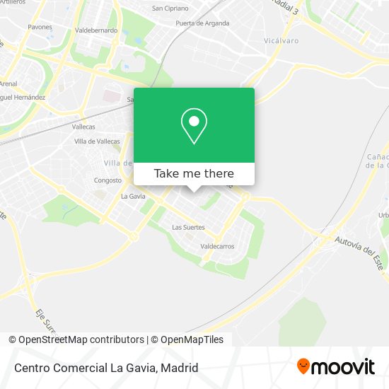 Centro Comercial La Gavia map