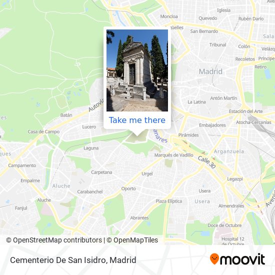 Cementerio De San Isidro map