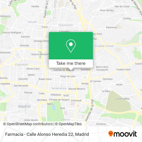 Farmacia - Calle Alonso Heredia 22 map