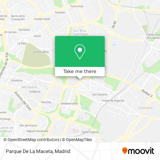 Parque De La Maceta map