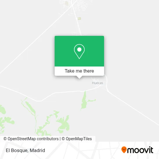 El Bosque map