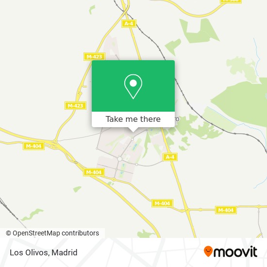 Los Olivos map