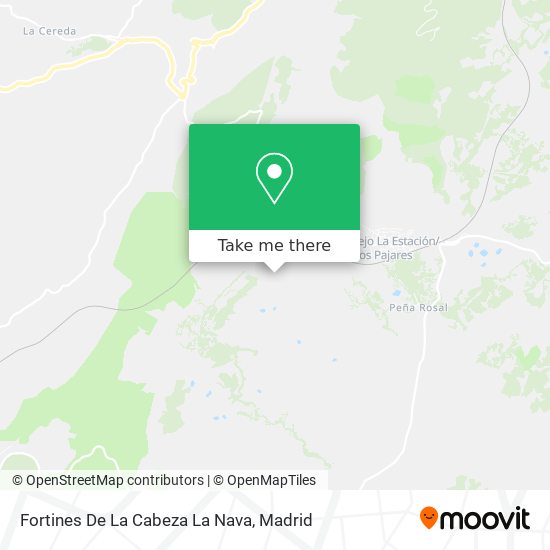 Fortines De La Cabeza La Nava map
