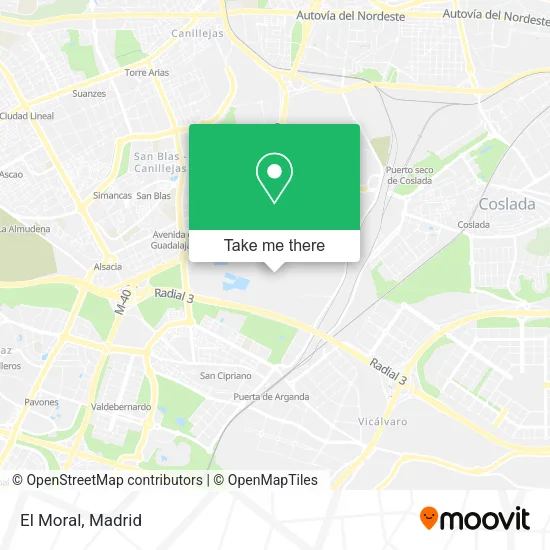 El Moral map