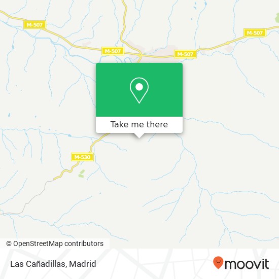 Las Cañadillas map