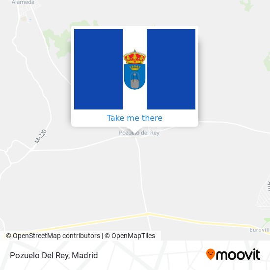 mapa Pozuelo Del Rey