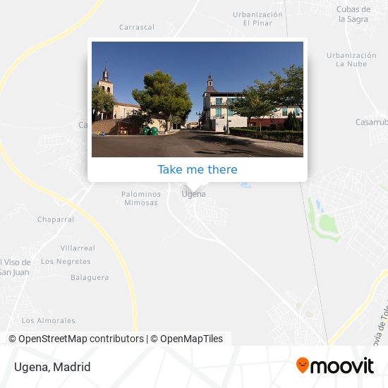 mapa Ugena