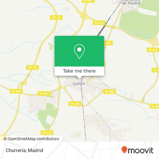 Churrería map