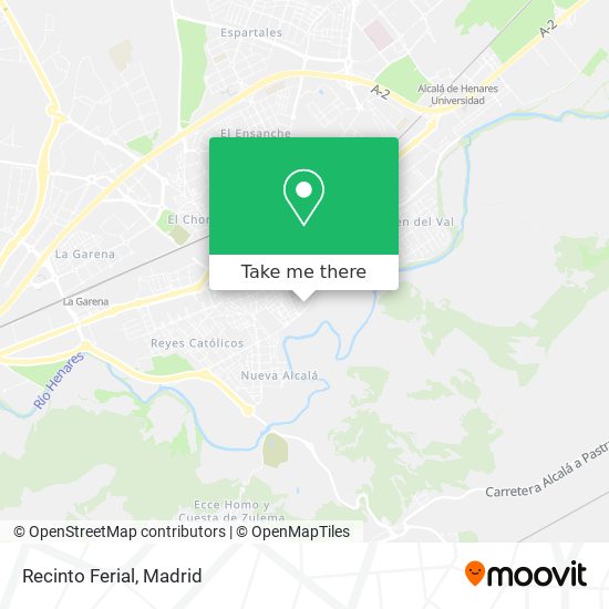 Recinto Ferial map