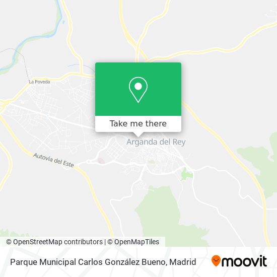 mapa Parque Municipal Carlos González Bueno