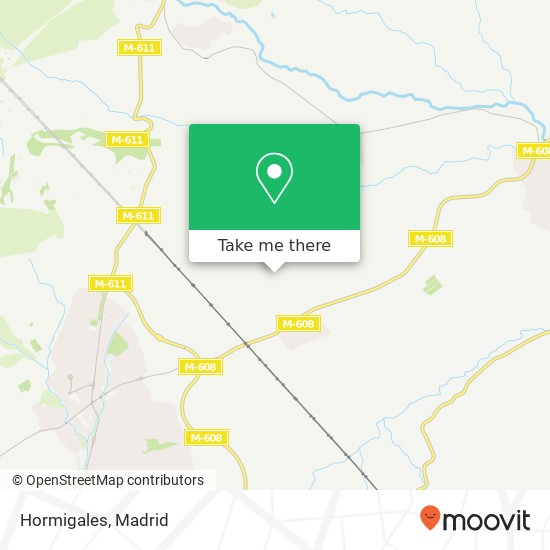 mapa Hormigales